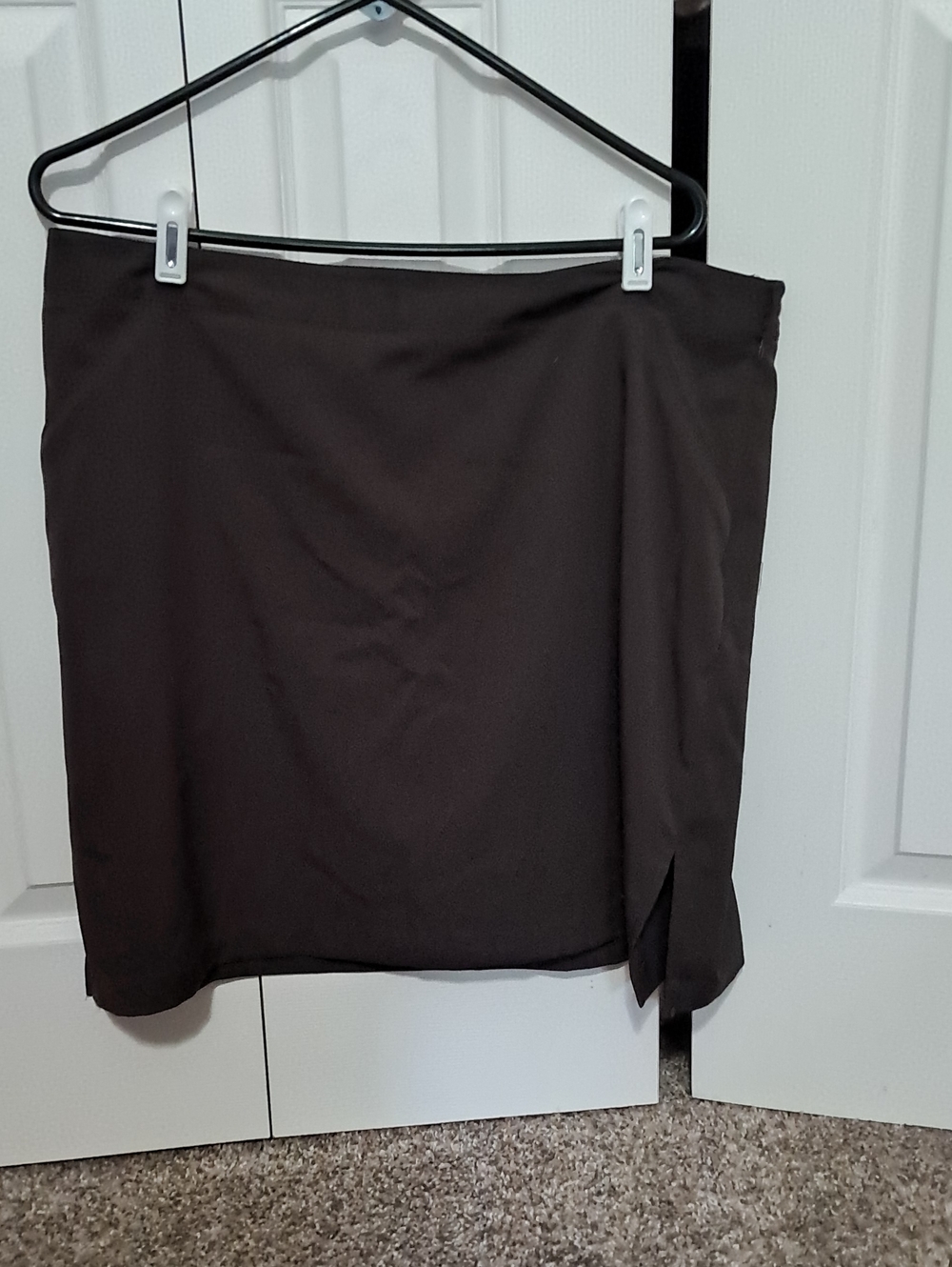 Coral Bay Brown Stretch Golf Skirt